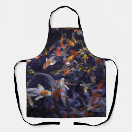 コイ魚の流れ エプロン