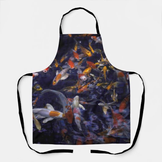 コイ魚の流れ エプロン (正面)