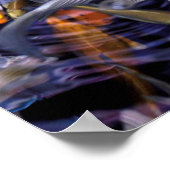 コイ魚の流れ ポスター (角)