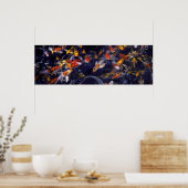 コイ魚の流れ ポスター (キッチン)