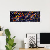 コイ魚の流れ ポスター (ホームオフィス)