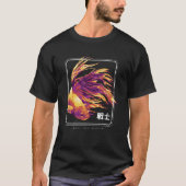 コイ魚の海獣泳ぎ Tシャツ (正面)