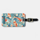 コイ魚の荷物タグ ラゲッジタグ (正面横)