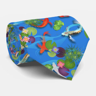 コイ魚の首タイ ネクタイ