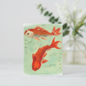 コイ魚はがき ポストカード (スタンド正面)