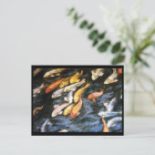 コイ魚はがき ポストカード (スタンド正面)