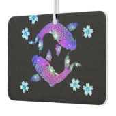 コイ魚オリエンタル紫黒 カーエアーフレッシュナー (左)