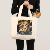 コイ魚バッグ ラージトートバッグ (正面(商品))