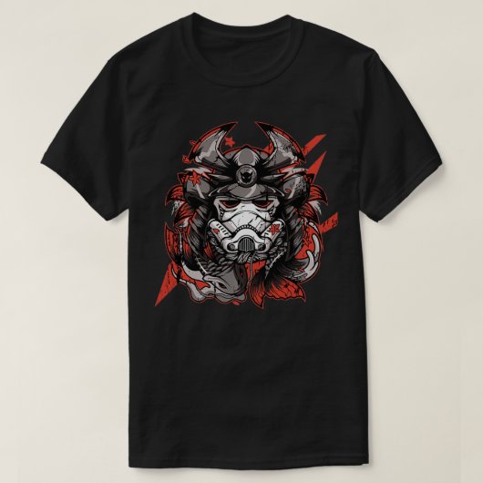 コイ魚プルオーバー Tシャツ (デザイン正面)