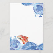 コイ魚メニューカード メニュー (裏面)