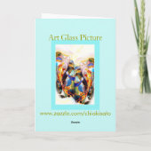 コイ魚好きロマンチックな夏の挨拶状 シーズンカード (裏面)