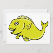 コイ魚招待状 招待状 (正面)