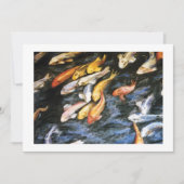 コイ魚招待状 招待状 (正面)