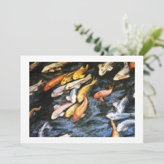 コイ魚招待状 招待状 (スタンド正面)