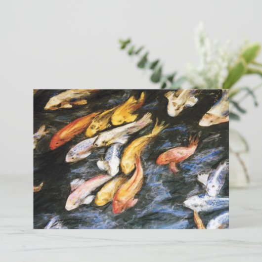 コイ魚招待状 招待状 (スタンド正面)