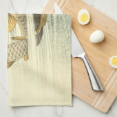 コイ魚日本のヴィンテージ キッチンタオル (四つ折り)