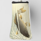 コイ魚日本のヴィンテージ ゴルフヘッドカバー (回転90)