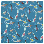 コイ魚水彩日本の術 ファブリック (見本)