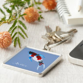 コイ魚水彩素晴らし術 キーホルダー (側面)