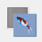 コイ魚水彩素晴らし術 マグネット (正面/裏面)