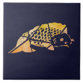 コイ魚陶瓦 タイル (正面)