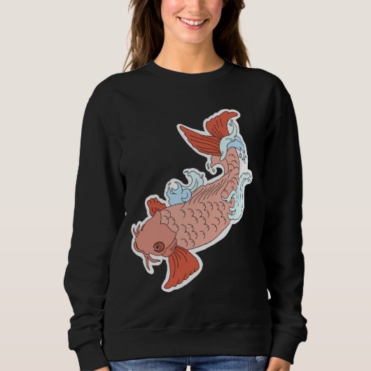 コイ魚329 スウェットシャツ (正面)