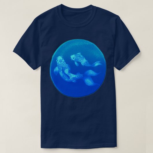 コイ魚3 Tシャツ (デザイン正面)