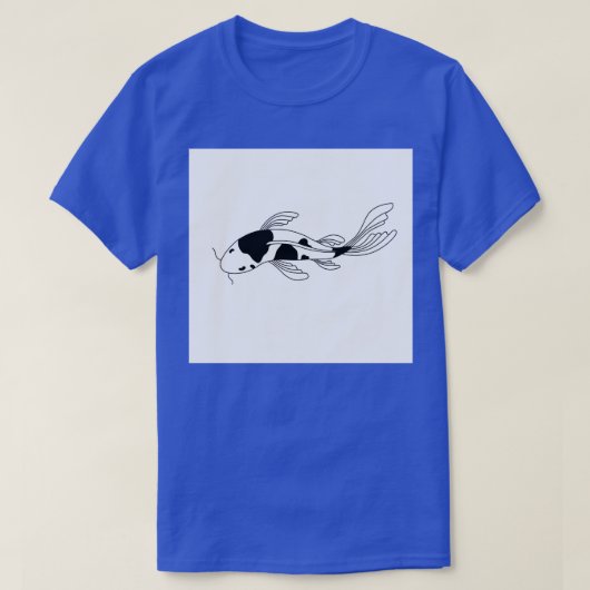 コイ魚5 Tシャツ (デザイン正面)