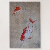 コイ魚 – アンティークマスターアート/中国 ジグソーパズル (縦)