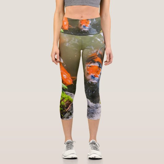 コイ魚 カプリレギンス (正面)