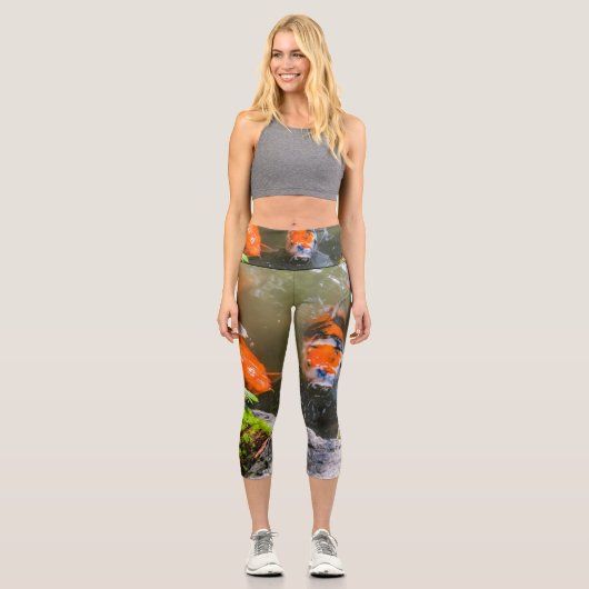 コイ魚 カプリレギンス (正面)