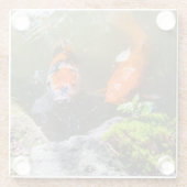 コイ魚 ガラスコースター (裏面)