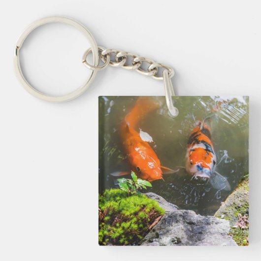 コイ魚 キーホルダー (正面)