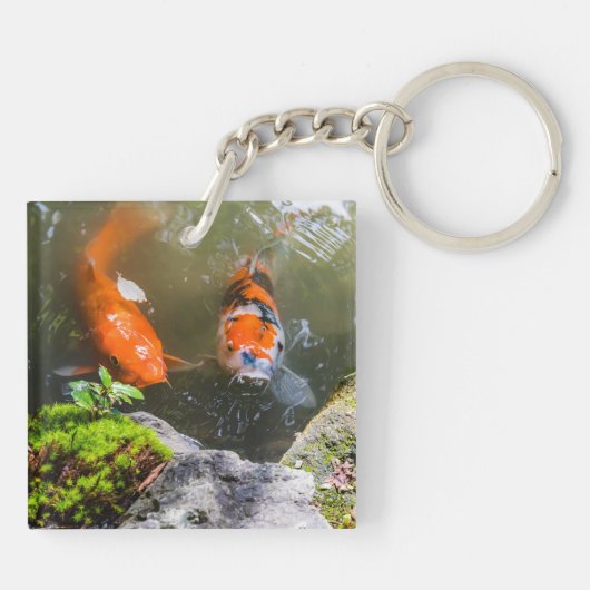 コイ魚 キーホルダー (裏面)