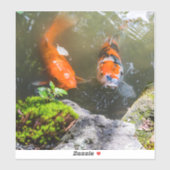 コイ魚 シール (シート)
