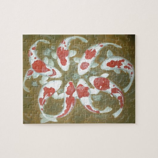コイ魚 ジグソーパズル (横)