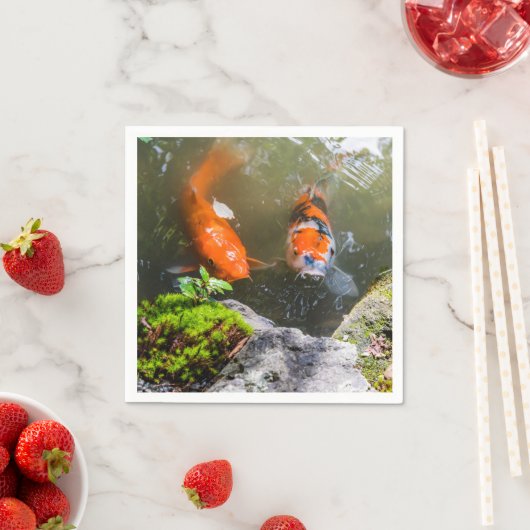 コイ魚 スタンダードカクテルナプキン (インサイチュ)