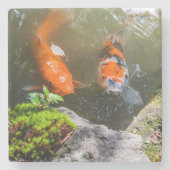 コイ魚 ストーンコースター (正面)
