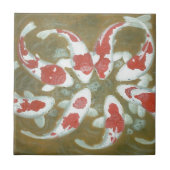 コイ魚 タイル (正面)