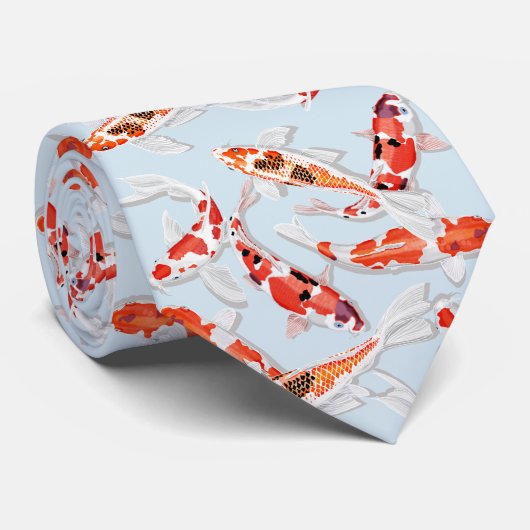コイ魚 ネクタイ (ロール)