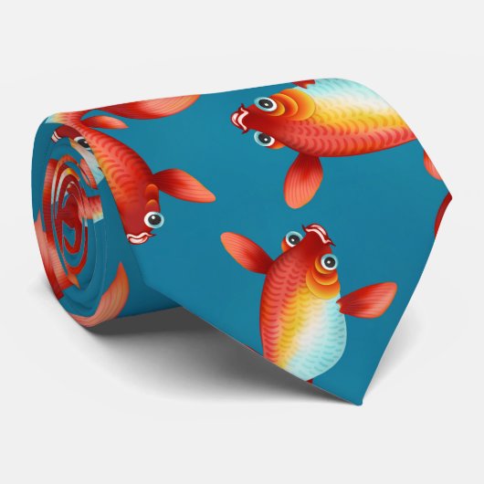 コイ魚 ネクタイ (ロール)