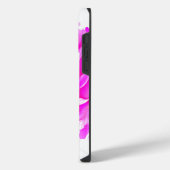 コイ魚（ピンクとブルー） iPhoneケース (左側面)