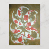 コイ魚 ポストカード (正面)