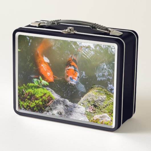 コイ魚 メタルランチボックス (正面)
