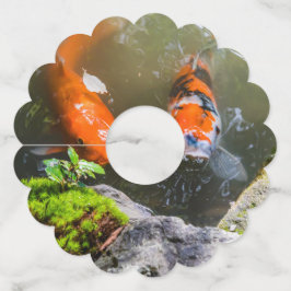 コイ魚 ワイングラスタグ