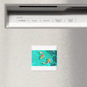 コイ鯉のシンボル – 幸運 – 繁栄 – r マグネット (インサイチュ (食洗機))