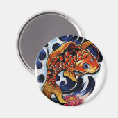 コイ鯉ゆるい マグネット (正面/裏面)