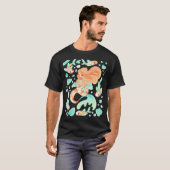 コイ鯉人魚イラスト Tシャツ (正面フル)