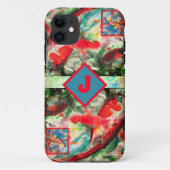 コイ鯉魚絵を描のiPhoneケース Case-Mate iPhoneケース (裏面)