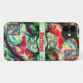 コイ鯉魚絵を描のiPhoneケース Case-Mate iPhoneケース (裏面(横))